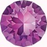 Swarovski similisteen amethyst 4mm goldback 10st.