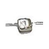 Metalen kraal 4,5x5mm gat 2mm verzilverd 30st.