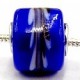 Pandorastyle kr. verz. 3mm gat 13mm ton blauw/stre