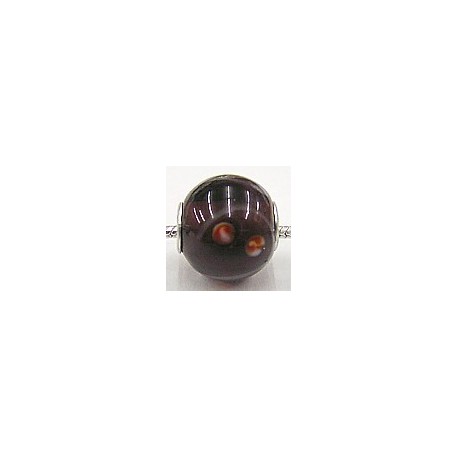 Pandorastyle kr. verz. 3mm gat 15mm rond d.amethis