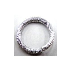 Rhodium ring 28mm bewerkt 2st