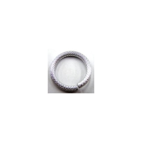 Rhodium ring 28mm bewerkt 2st