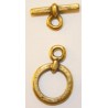 Kapittelsluiting 13mm oud goud p/st