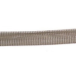 Mesh-wire bruin 12mm breed per meter