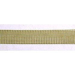 Mesh-wire olijfgroen 12mm breed per meter