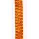 Mesh-wire 6mm oranje 200cm.