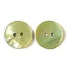 Knoop parelmoer 18mm geel per stuk