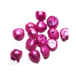 Zoetwaterparels fuchsia 4-5mm ca 100st