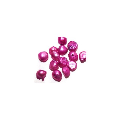 Zoetwaterparels fuchsia 4-5mm ca 100st