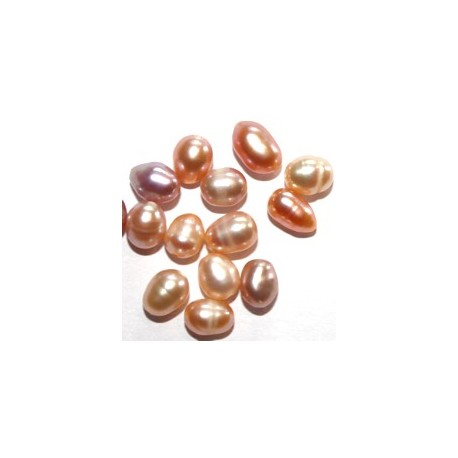 Zoetwaterparels rose/lila 4-5mm ca 80st