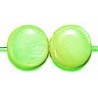 Schelpkraal rond 11mm licht groen 10 stuks