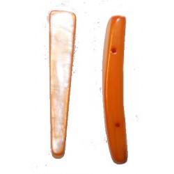 Schelpspacer 43mm oranje 5st.