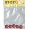 Knoop15mm rose 5st