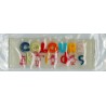 Applicatie Coulours Kids 25x75mm wit