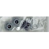 Inslagknoop 17mm d.grijs 5st