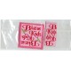 pplicatie Bizz Kids 1*30mm+2*15x30mm rose