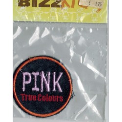 Applicatie True Colours PINK 60mm rond