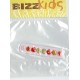 Applicatie BizzKids 15x70mm rose