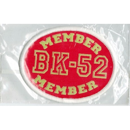 Applicatie BK-52 Member ovaal 70mm rood