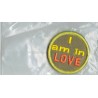 Applicatioe I am in Love 40mm rond groen