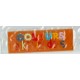 Applicatie Coulours Kids 25x75mm oranje