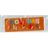 Applicatie Coulours Kids 25x75mm oranje