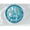 Applicatie We Want Peace 50mm rond blauw