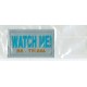 Applicatie 30x50mm Watch Me blauw