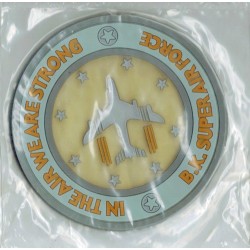 Applicatie In the air we are strong 80mm oranje