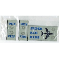 Applicatie Super Air Kids 25x50mm blauw