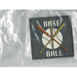 Applicatie Base Ball 50mm grijs