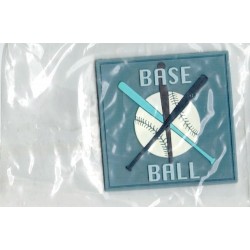 Applicatie Base Ball 50mm blauw