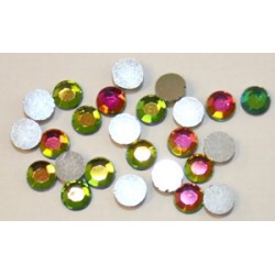 Immitatie plaksteen 4mm multicolor groen 25st