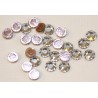 Imitatie plaksteen 4mm kristal copperback 25st