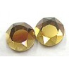 Imm. plaksteen 17mm smoke colorado bruin 10 stuks