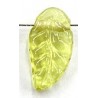 glaskraal blaadje 8x6mm tr.geel 25st