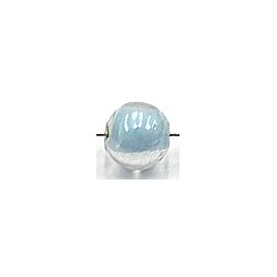 glaskraal rond 7mm tr. babyblauw 25 st