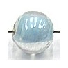 glaskraal rond 7mm tr. babyblauw 25 st