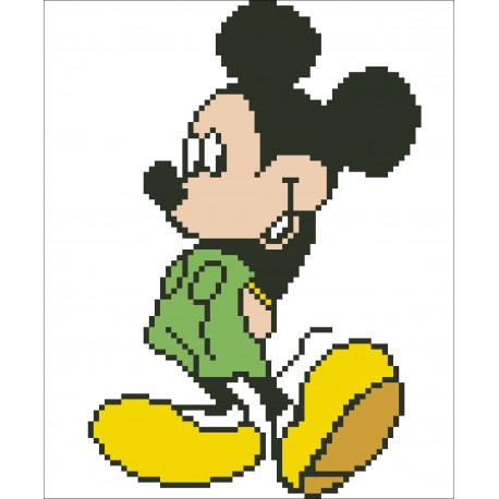 Borduurpakket mickey 2 20x13cm