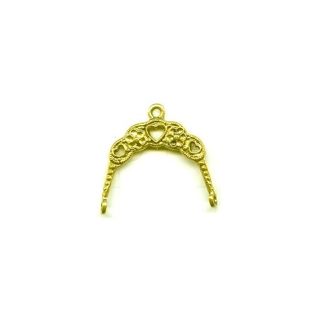 Tasbeugel 2,5cm nieuw goud zonder ketting