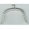 Tasbeugel 8cm nieuw zilver zonder ketting