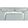 Tasbeugel 15cm verzilverd met ketting