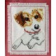 Borduurpakket Jack Russel ca 10x13cm