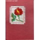 Borduurpakket roos rood 5x5cm.