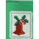 Borduurpakket Kerstklok 6x8cm