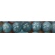Edelsteen 8mm aquamarine ca. 38cm.