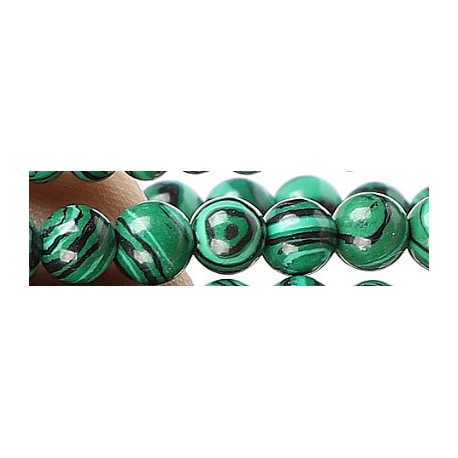 Edelsteen 8mm malachite ca. 38cm.