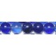 Edelsteen 8mm blue hair quartz ca. 38cm