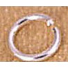 925 zilver ringetjes 8mm 0,7mm dik 10st.