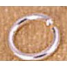 925 zilver ringetjes 9mm 0,7mm dik 10st.
